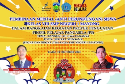 SMPN 1 Mayong Implementasikan "Stop Bullying" dan Pembinaan Mental Anak Didik