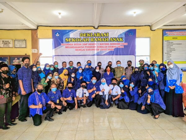 SMP Negeri 1 Mayong Deklarasikan Sekolah Ramah Anak